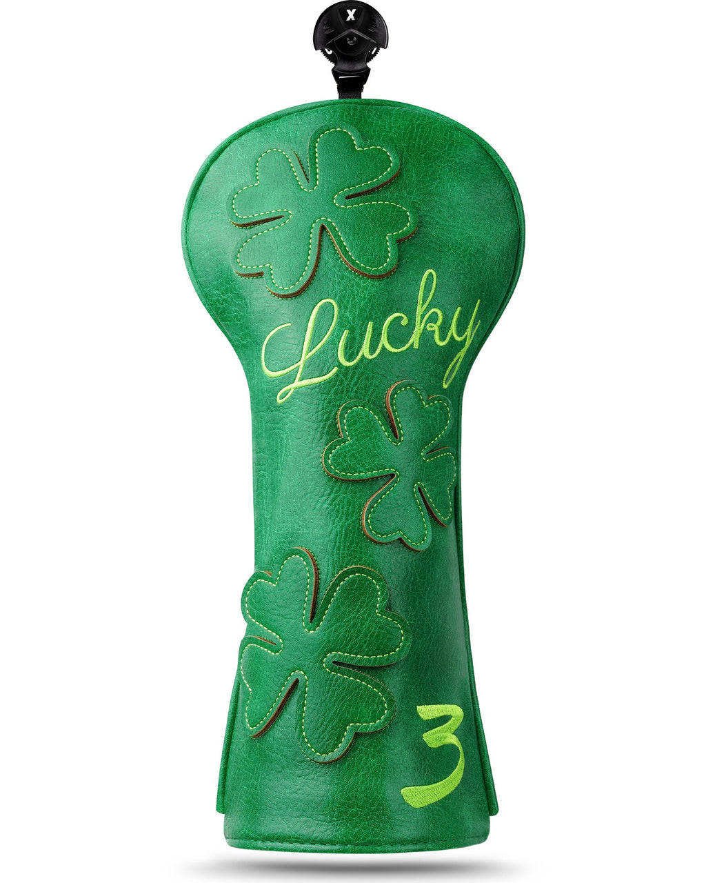 Green Luck Four-Leaf Clover Golf Headcover Sets