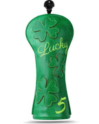 Green Luck Four-Leaf Clover Golf Headcover Sets