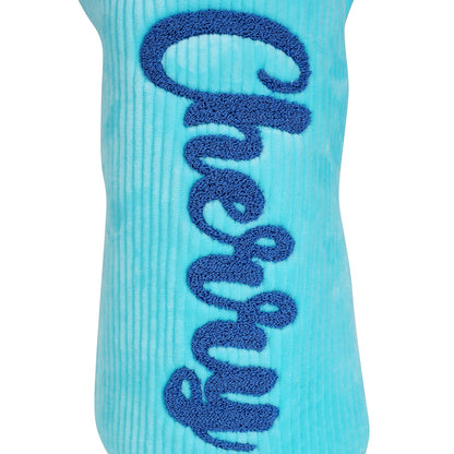 Sky Blue PU Cherry Driver Head Cover