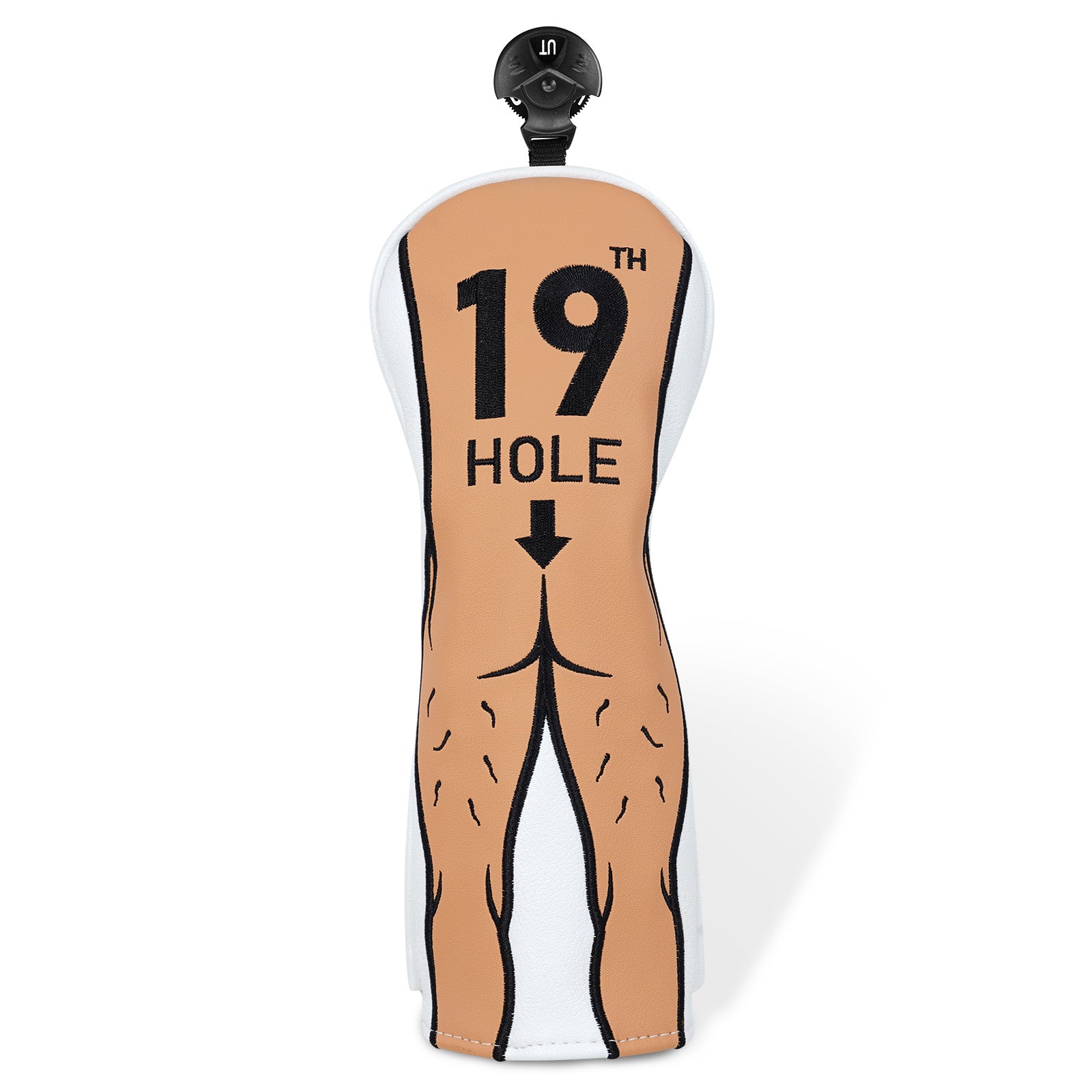 White 19 Hole Driver Head Cover Head Cover Set