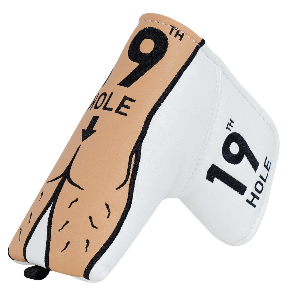 White 19 Hole Driver Head Cover Head Cover Set