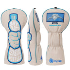 Beige Bottle Driver Head Cover Head Cover