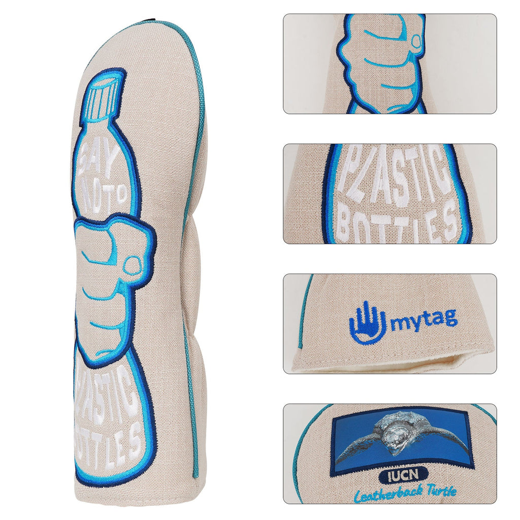 Beige Bottle Driver Head Cover Head Cover