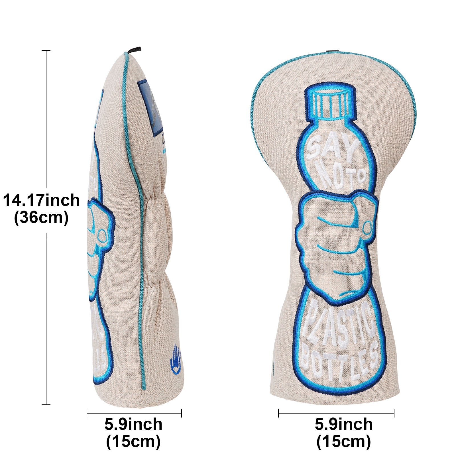 Beige Bottle Driver Head Cover Head Cover