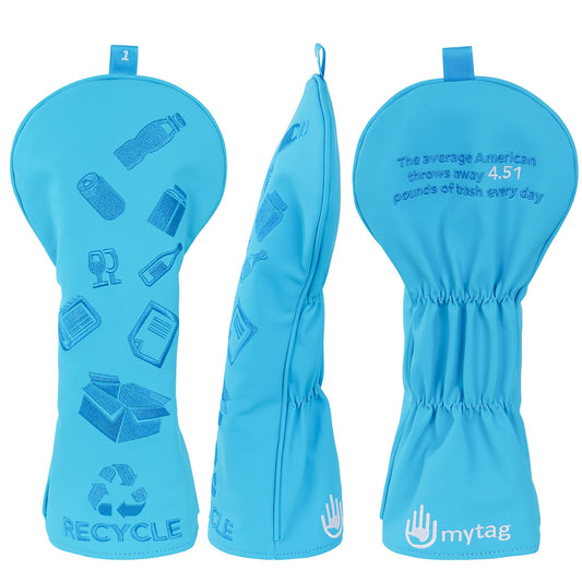 Blue Rubbish Classification Golf Head Cover (1  F H£©Set
