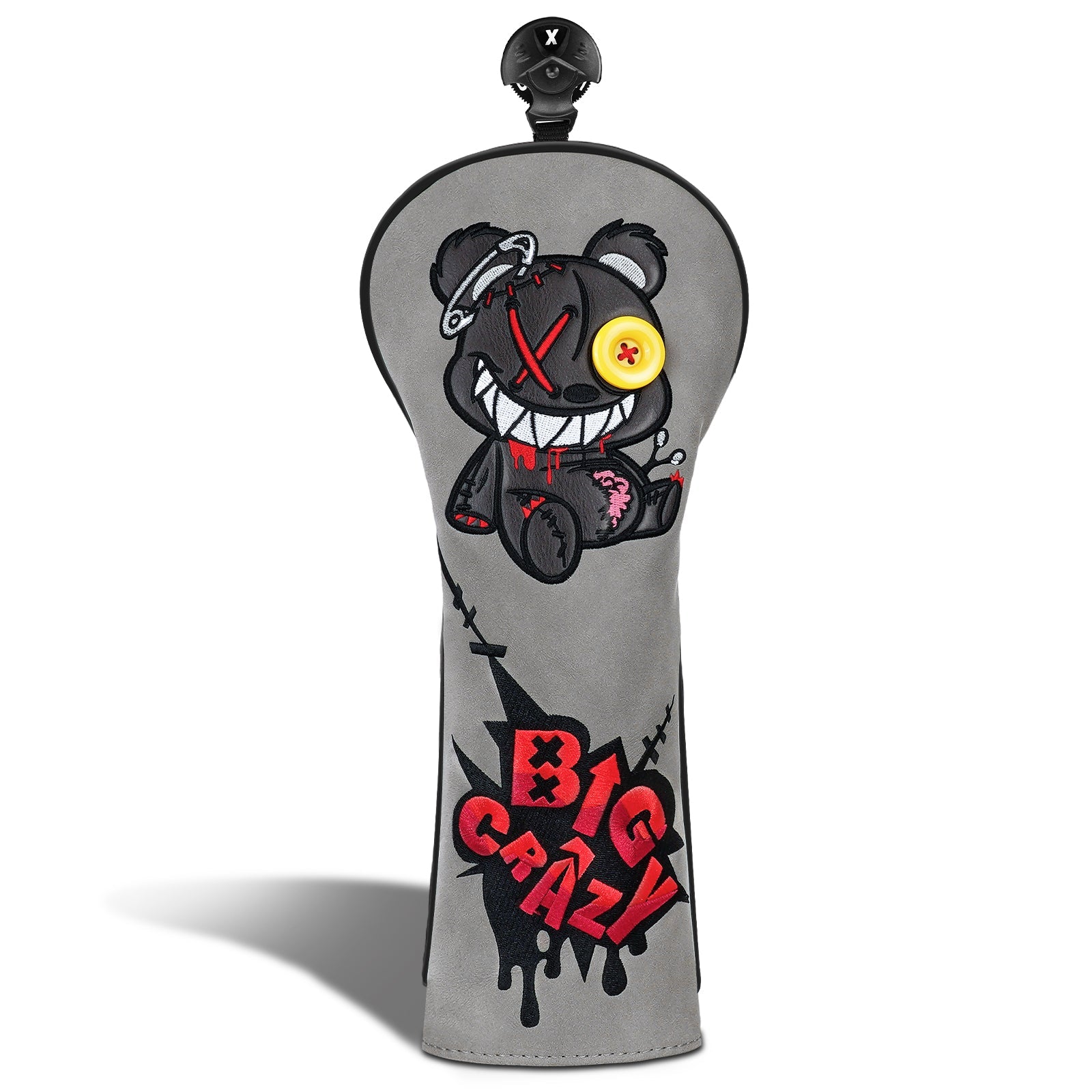 Grey Bear Head Cover Set