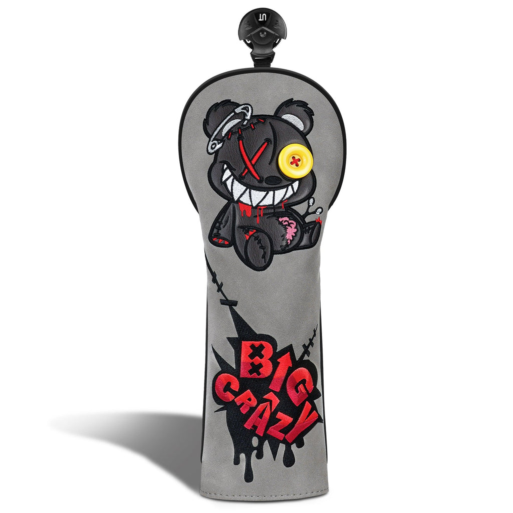 Grey Bear Head Cover Set