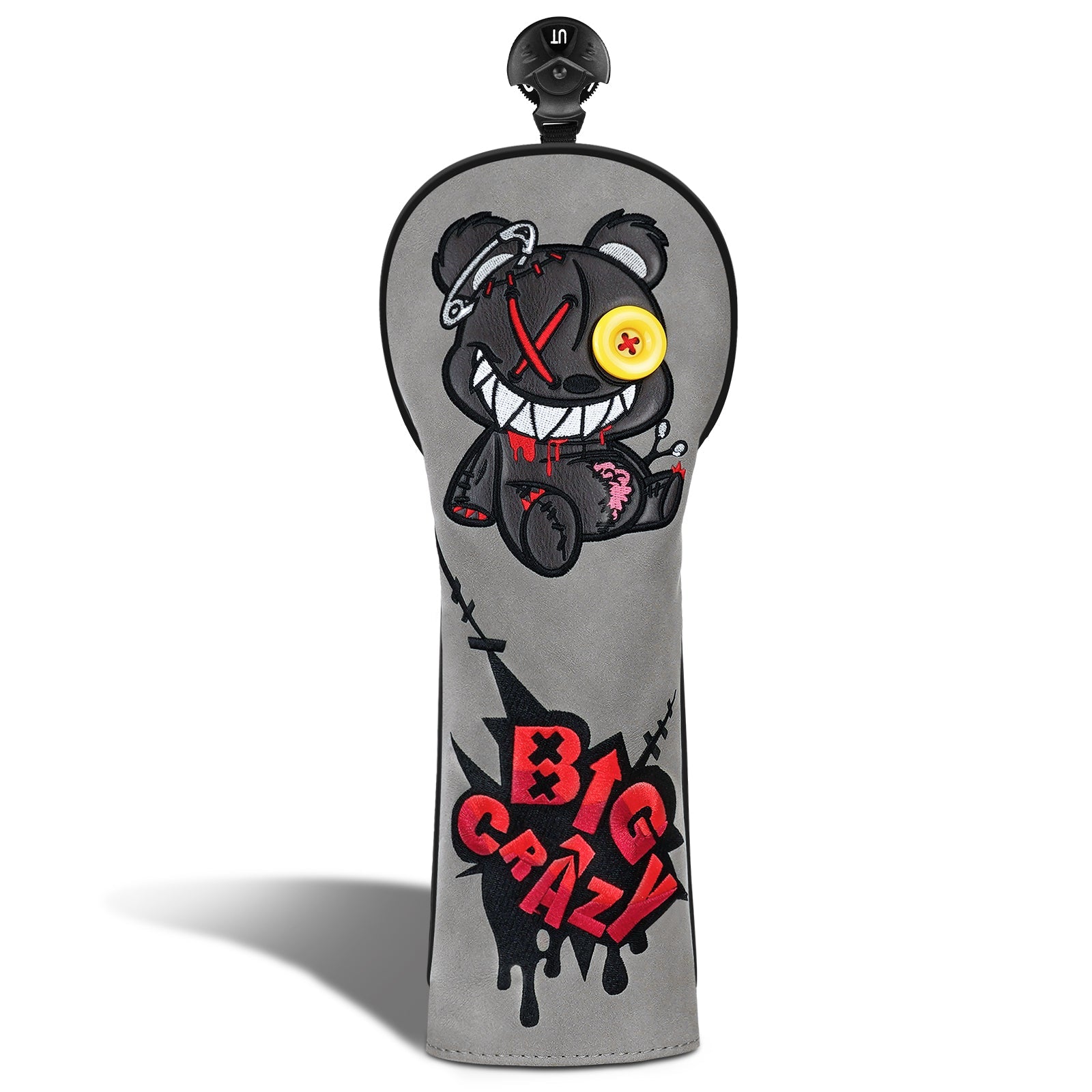 Grey Bear Head Cover Set