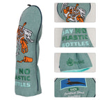 Green Plastic Bird Driver Head Cover Head Cover