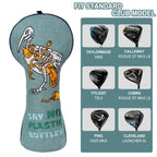 Green Plastic Bird Driver Head Cover Head Cover