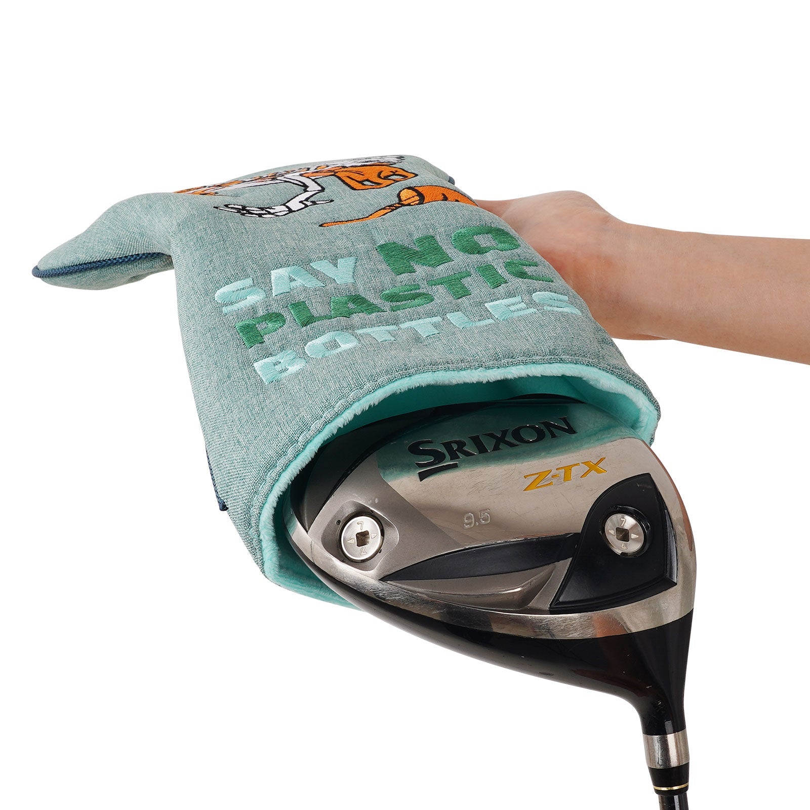 Green Plastic Bird Driver Head Cover Head Cover