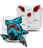 White PU Monster Fish Head Cover Set
