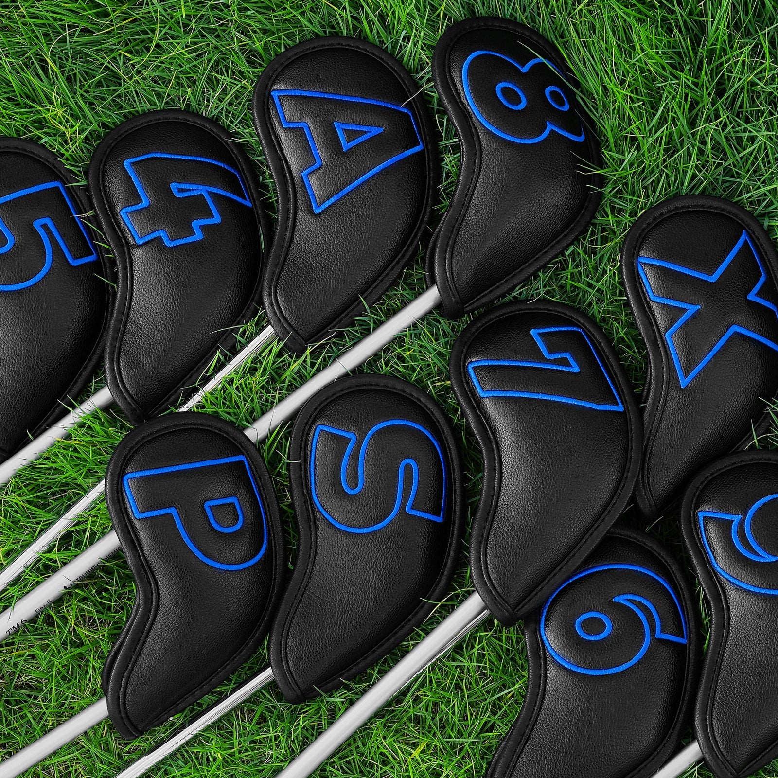 Dark Blue Iron Covers10pcs£¨4-9,P,A,S,X£© Head Cover