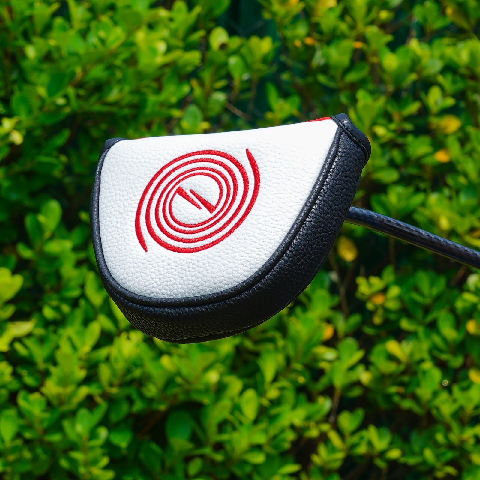White PU Cyclone Mallet Head Cover