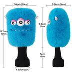 3 Eyes Plush Animal Driver Head Cover