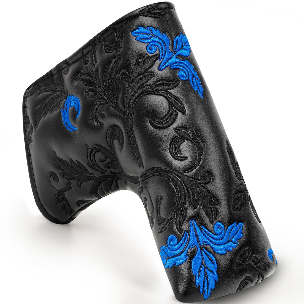 Black Flower Blade Head Cover