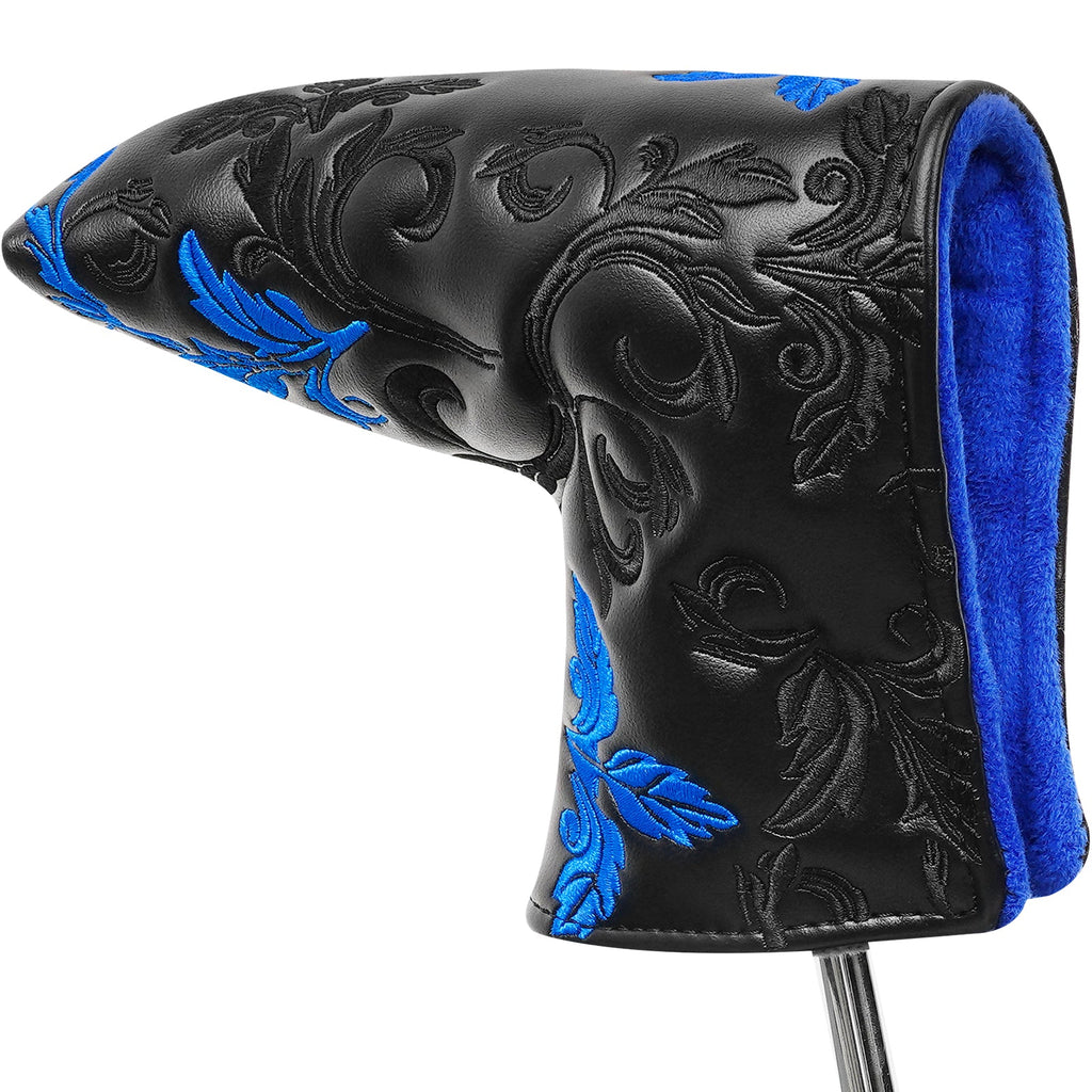 Black Flower Blade Head Cover