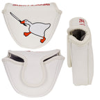 White Goose Mallet Blade Head Cover