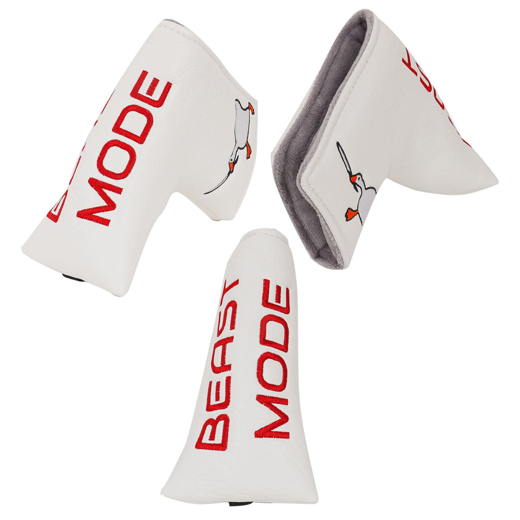 White Goose Mallet Blade Head Cover