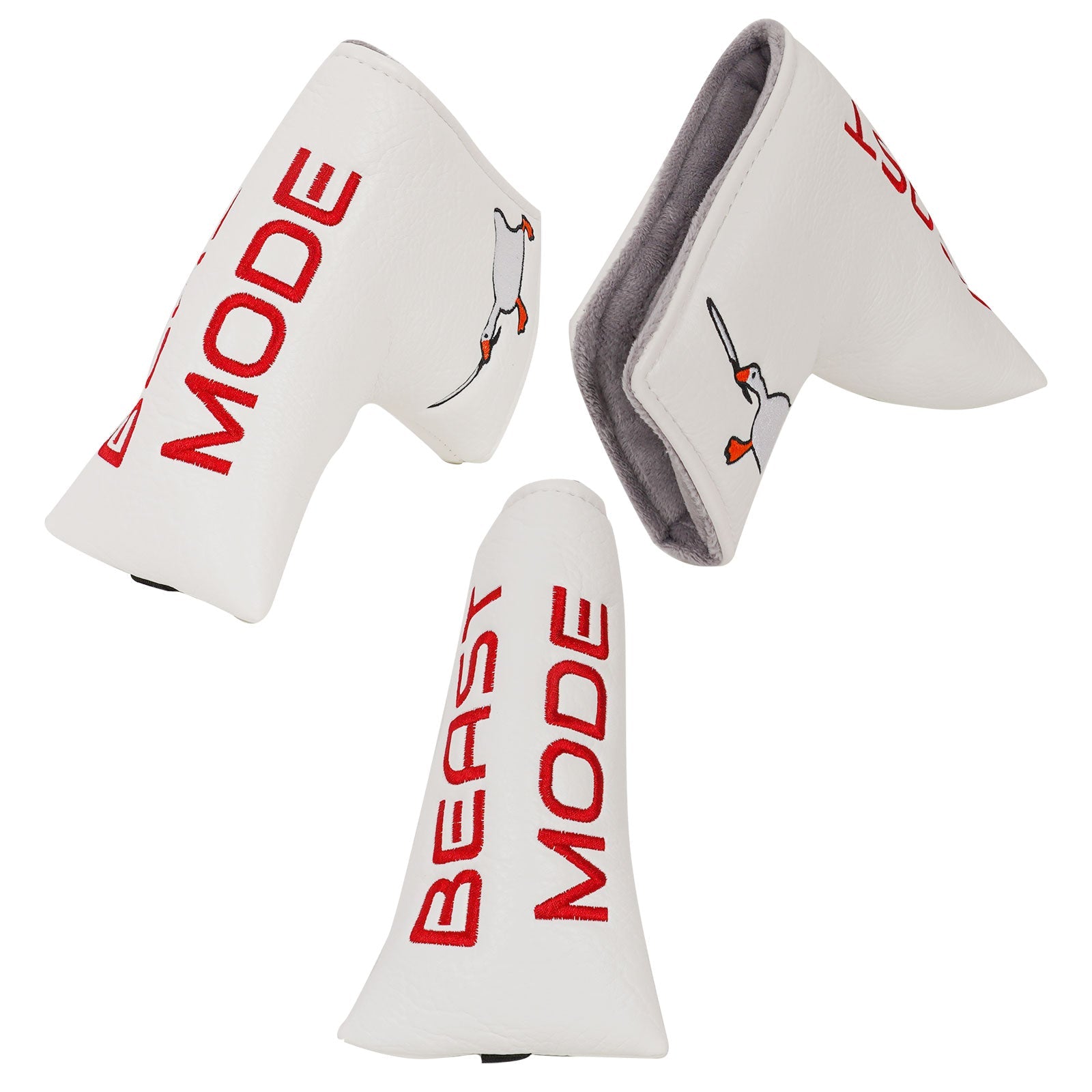 White Goose Mallet Blade Head Cover
