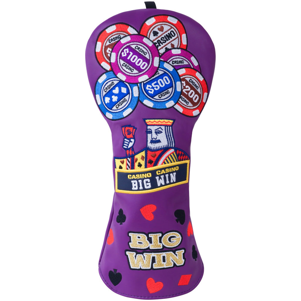 Purple Chips BIGWIN Embroidery Golf Headcover Sets