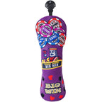 Purple Chips BIGWIN Embroidery Golf Headcover Sets