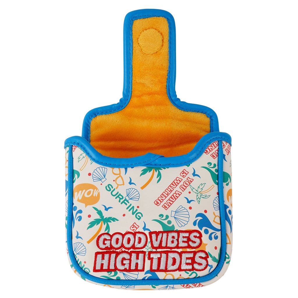 Sunglasses Shark Print Golf Head Cover Set