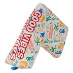 Sunglasses Shark Print Golf Head Cover Set