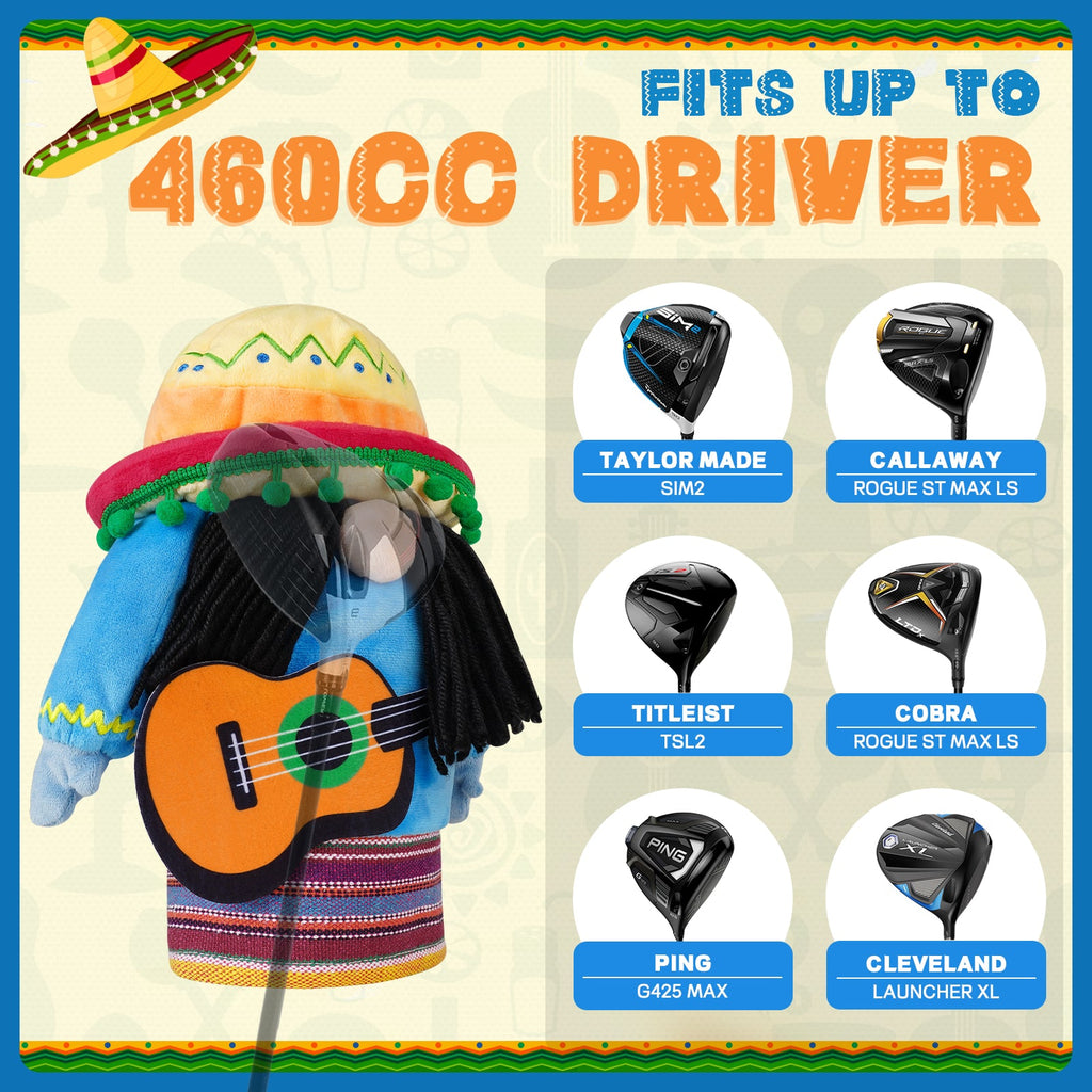 Mexico Uncle Funny Driver Head Cover