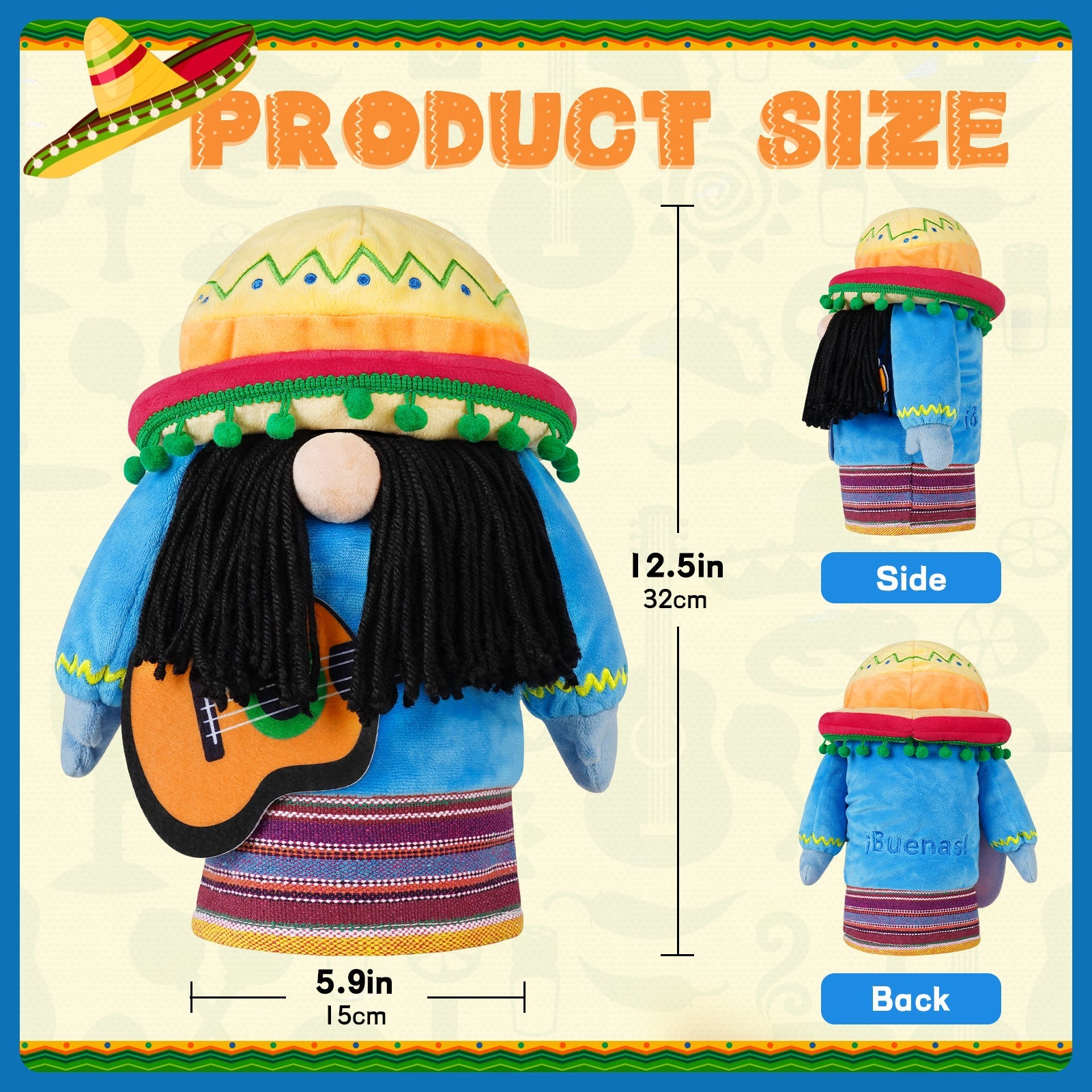 Mexico Uncle Funny Driver Head Cover