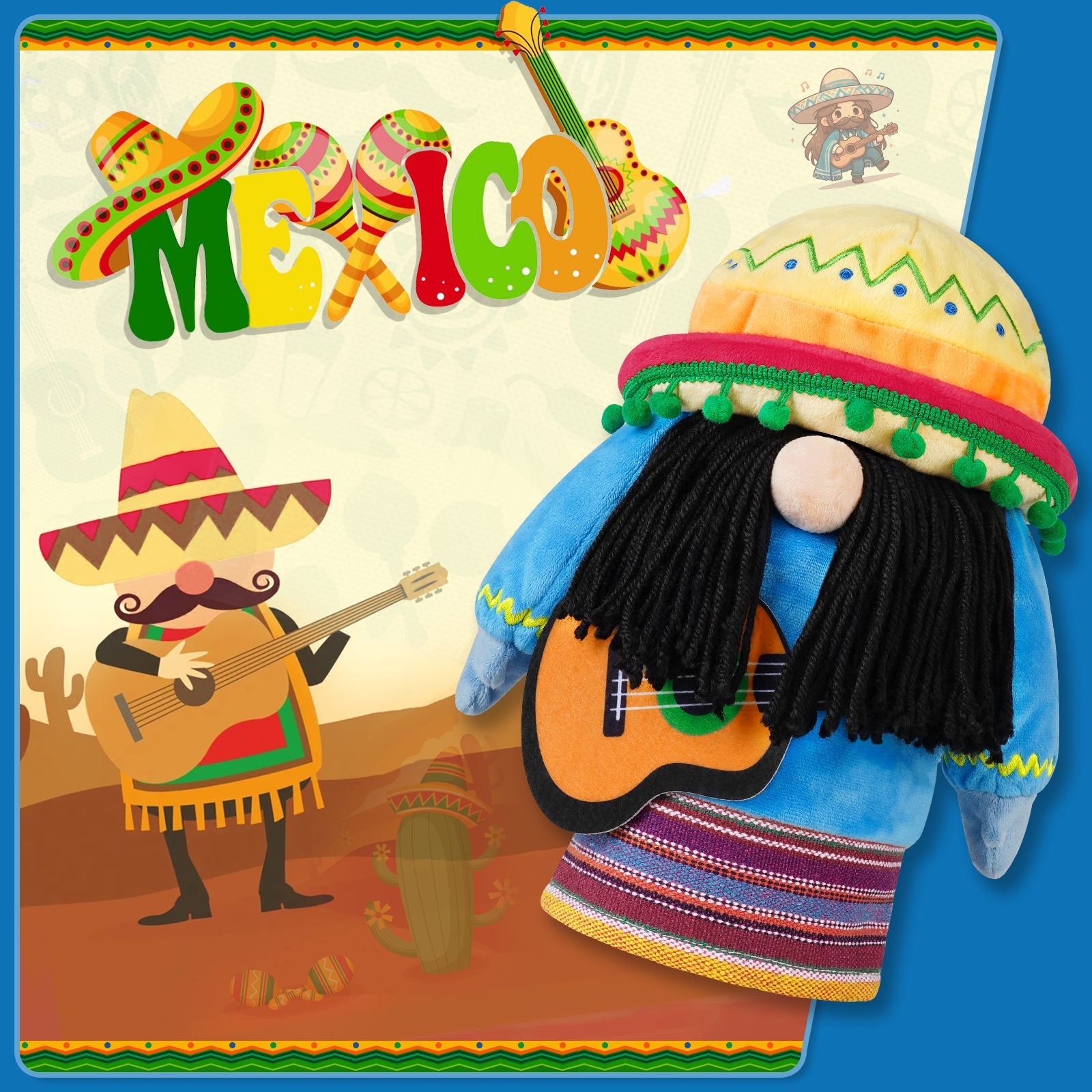 Mexico Uncle Funny Driver Head Cover