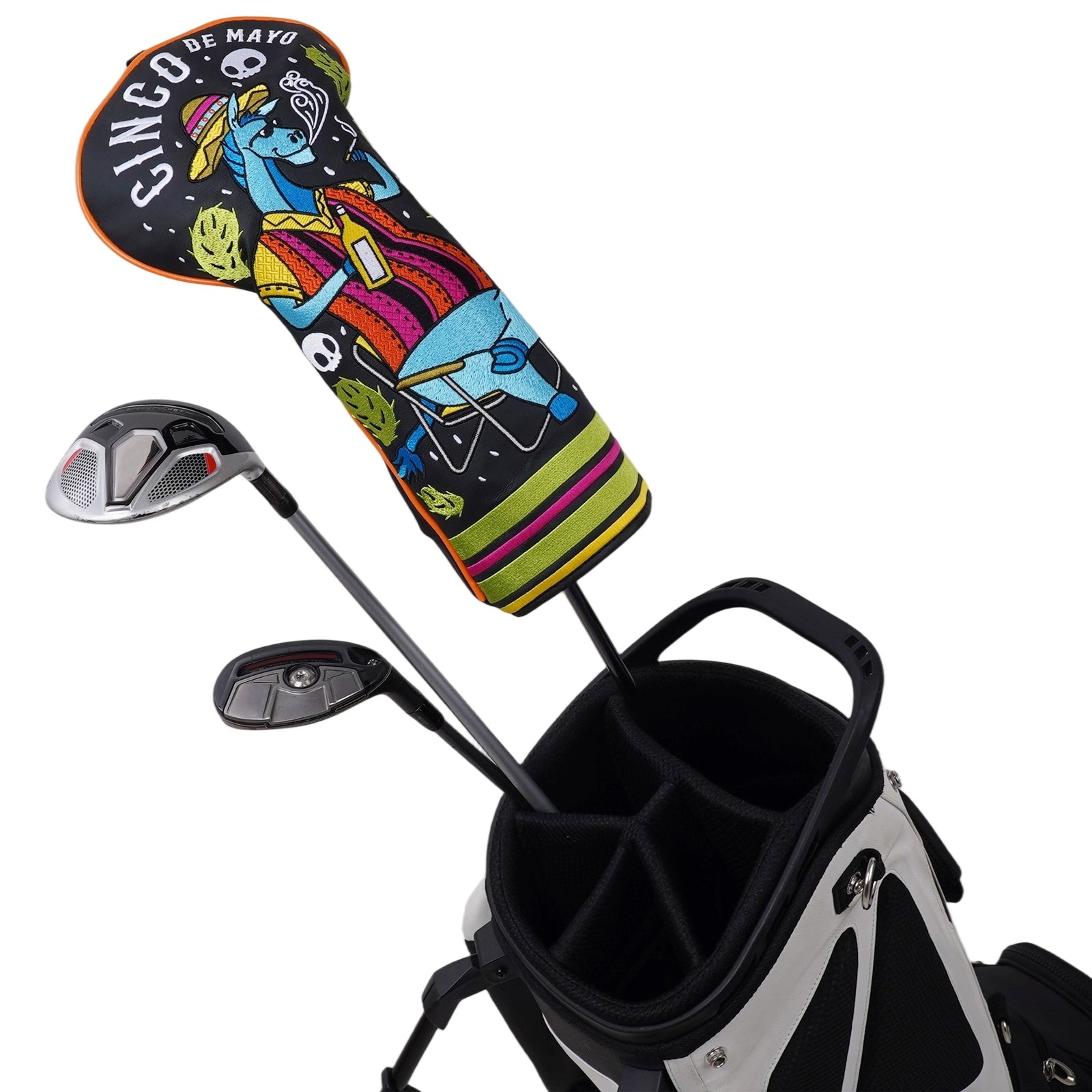 Mexican Pinata Donkey Embroidery Head Cover