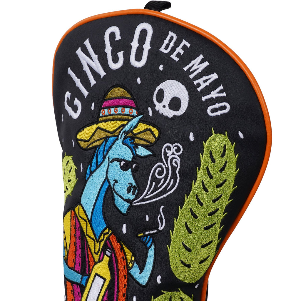 Mexican Pinata Donkey Embroidery Head Cover