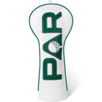 White PU PAR Golf Head Cover Set
