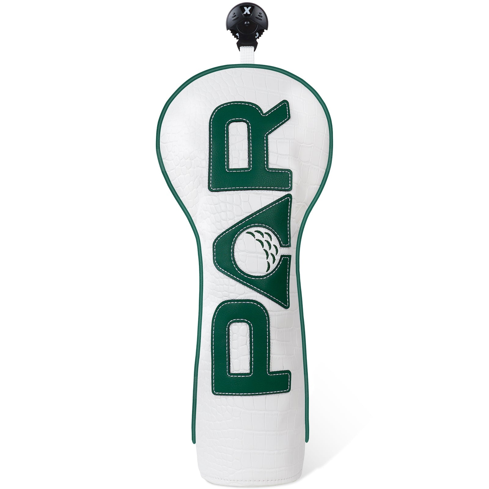 White PU PAR Golf Head Cover Set