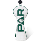 White PU PAR Golf Head Cover Set
