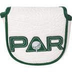 White PU PAR Golf Head Cover Set