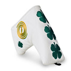 White PU Clover Blade Head Cover
