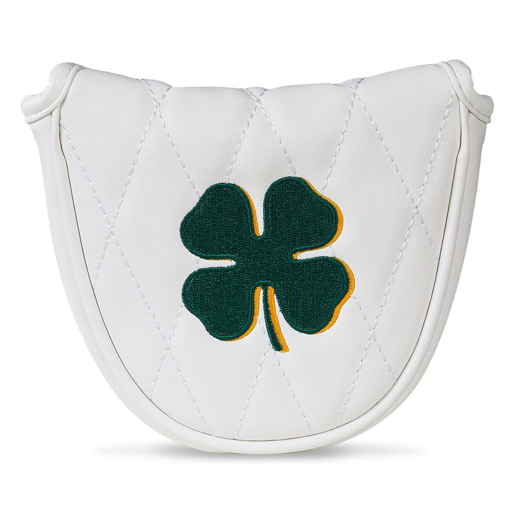 White PU Clover Mallet Head Cover