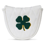White PU Clover Mallet Head Cover