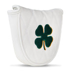 White PU Clover Mallet Head Cover