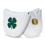 White PU Clover Mallet Head Cover