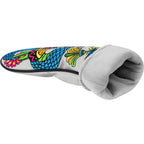 Grey PU Cinco Skull Driver Head Cover
