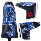Navy Blue Ceramic Golf Head Cover Set