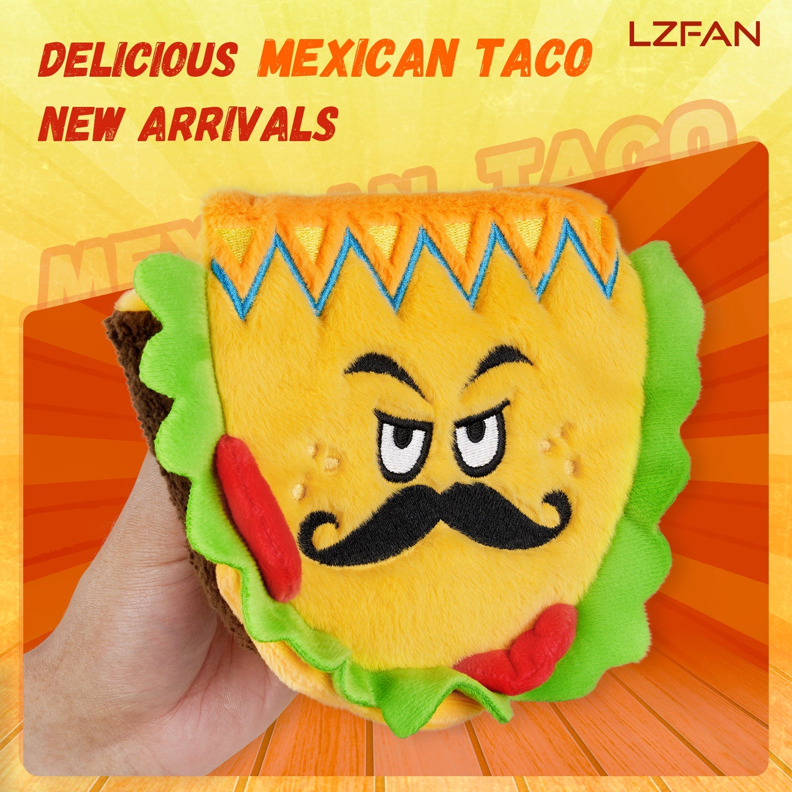Taco Hamburger Beard Mallet Head Cover