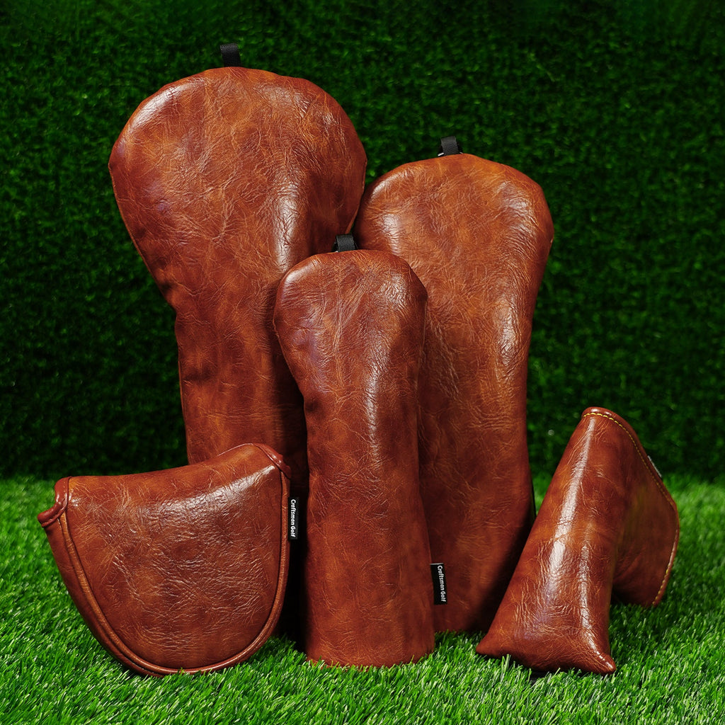 Brown £¨2.3.4.5.6.UT£©Golf Head Cover Set