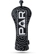 Black Map Pattern PAR Patch Golf Headcover Set