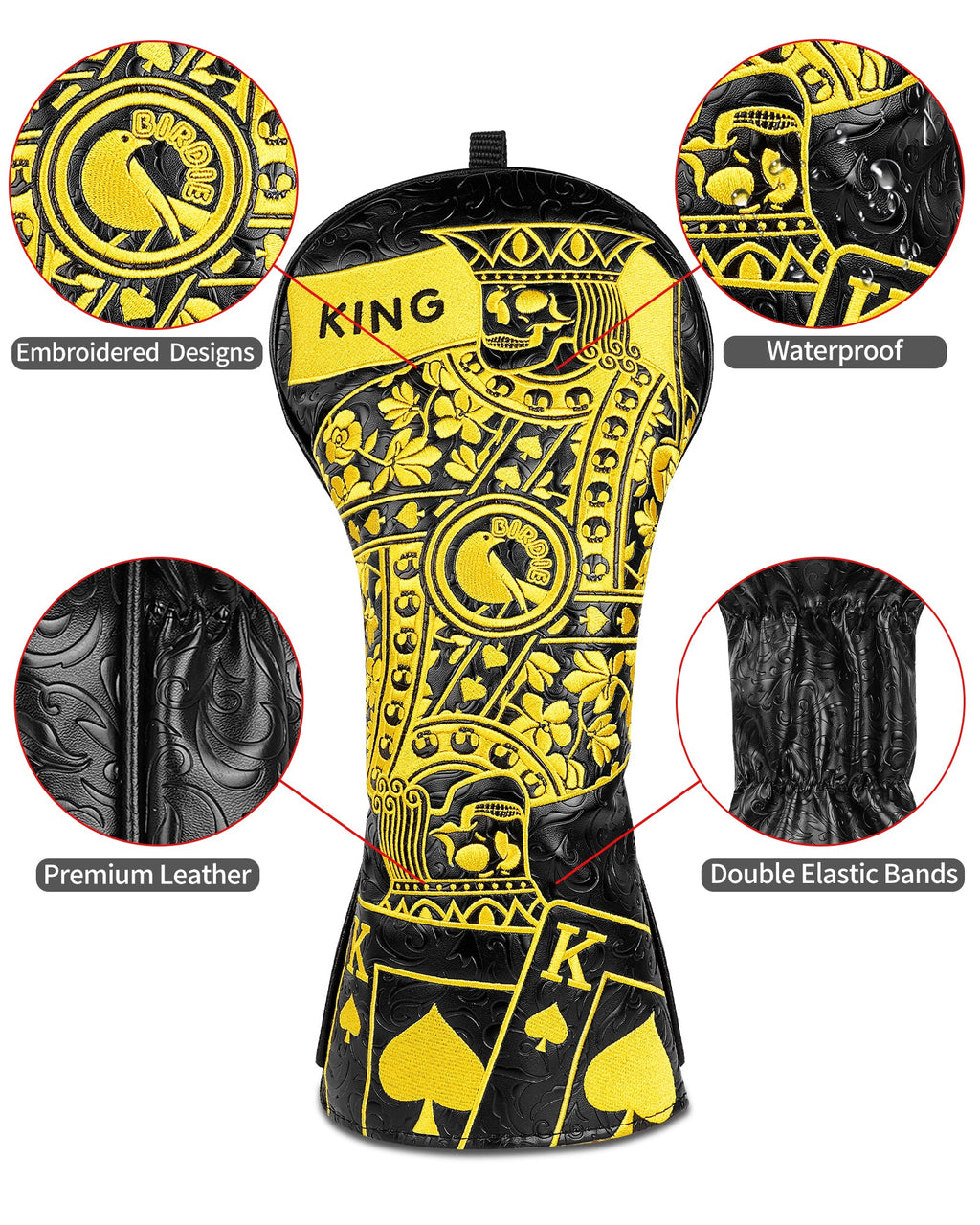 KING OF SPADES Driver Head Cover