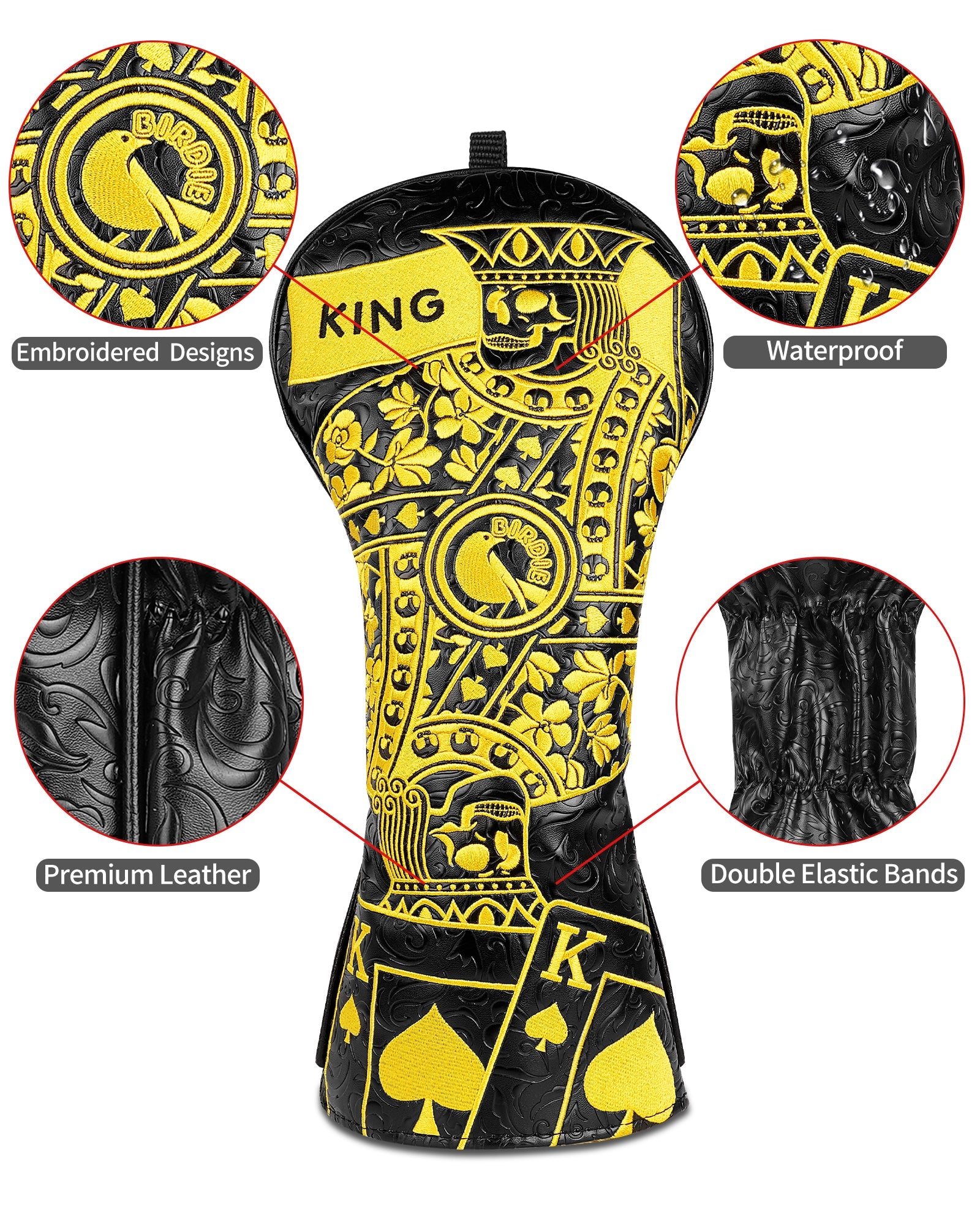 KING OF SPADES Driver Head Cover