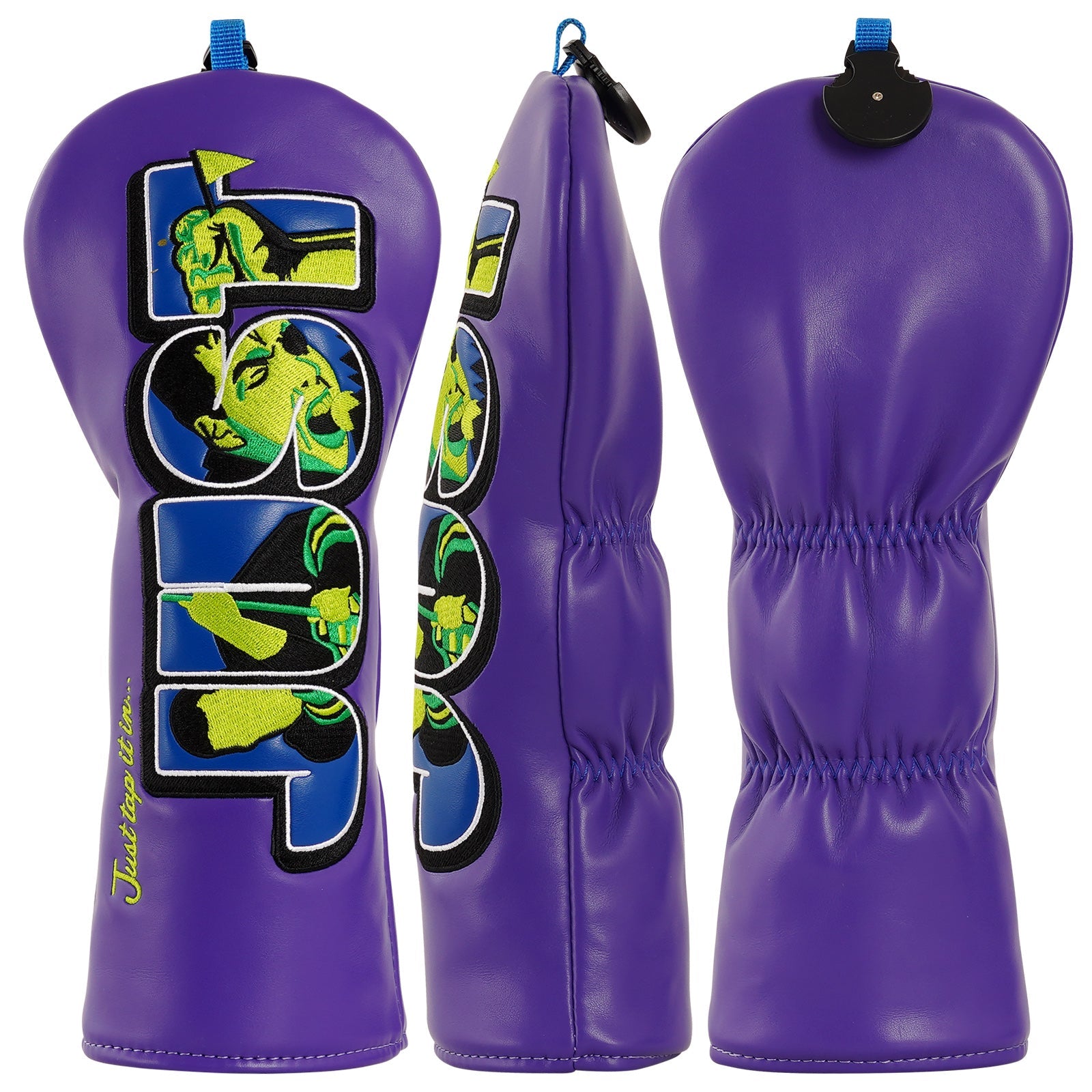 Purple JUST Fairway Head Cover